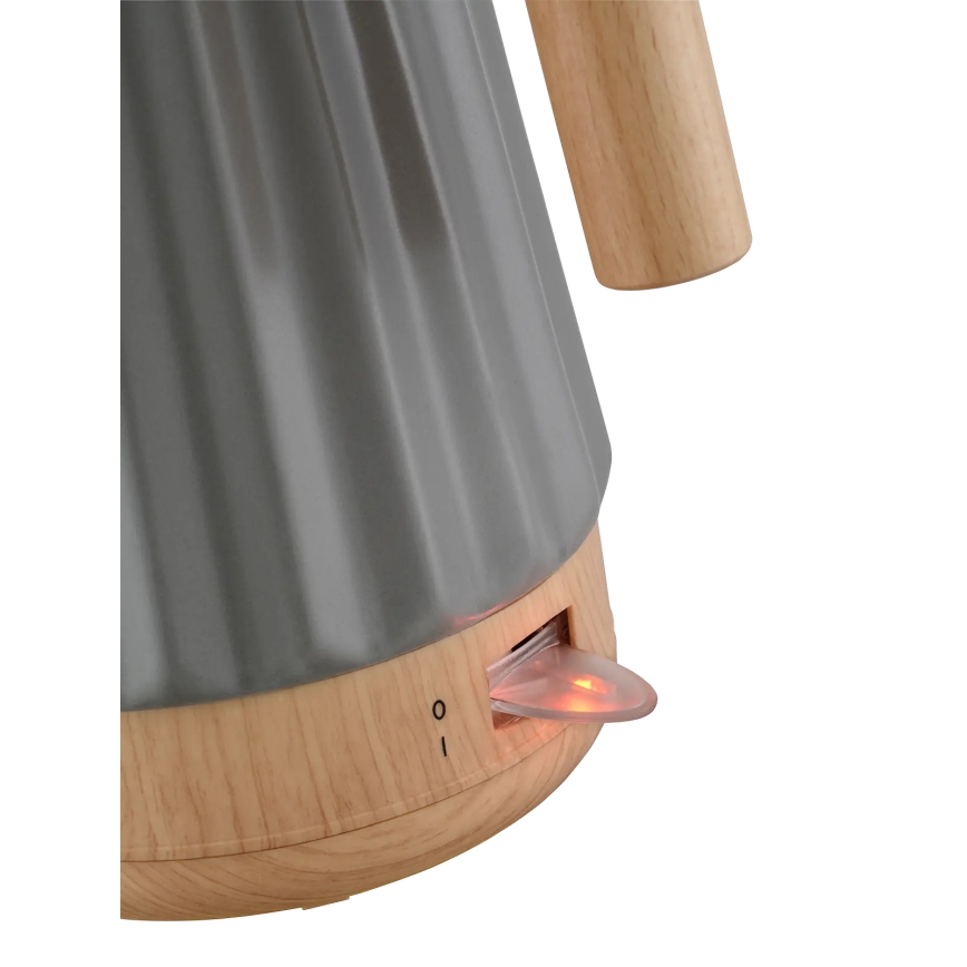 Concept RK0092 - Hurtigkogende elkedel 1,5 l 1500W/230V mørkegrå/trædekor/keramik