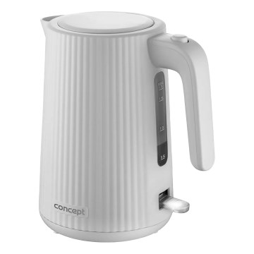 Concept RK2390 - Hurtig elkedel 1,7 l 2200 W/230 V hvid