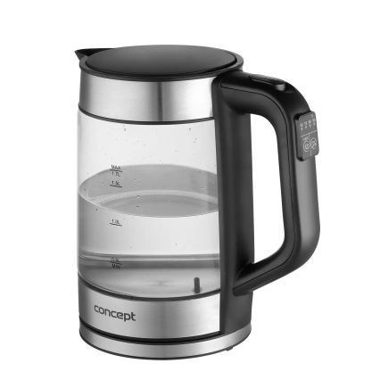 Concept RK4067 - Hurtigkogende elkedel med temperaturstyring 1,7 l 2200W/230V rustfrit stål