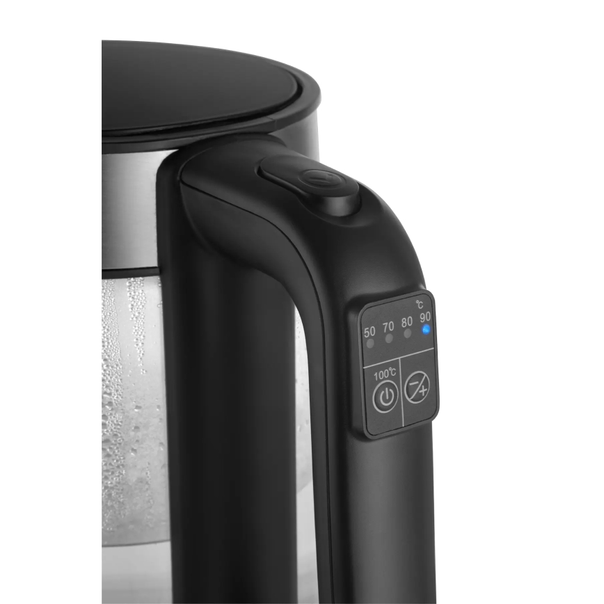 Concept RK4067 - Hurtigkogende elkedel med temperaturstyring 1,7 l 2200W/230V rustfrit stål