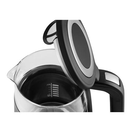 Concept RK4100 - Hurtig elkedel med temperaturregulering, 1,7 l, 2200W/230V, sort
