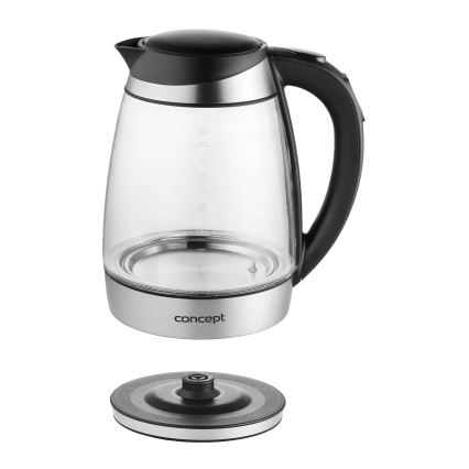 Concept RK4120 - Hurtig elkedel med temperaturkontrol 1,7 l 2200W/230V rustfrit stål