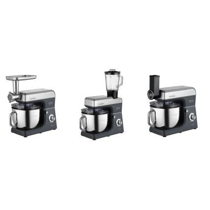 Concept RM6000 - Planetarisk køkkenmaskine DOUGH EXPERT 1900W/230V antracit/rustfrit stål