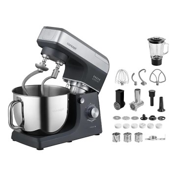 Concept RM6000 - Planetarisk køkkenmaskine DOUGH EXPERT 1900W/230V antracit/rustfrit stål