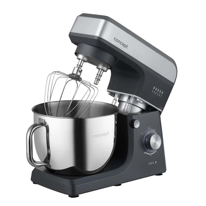 Concept RM6010 - Planetarisk røremaskine DOUGH EXPERT 1900W/230V antracit/rustfrit stål