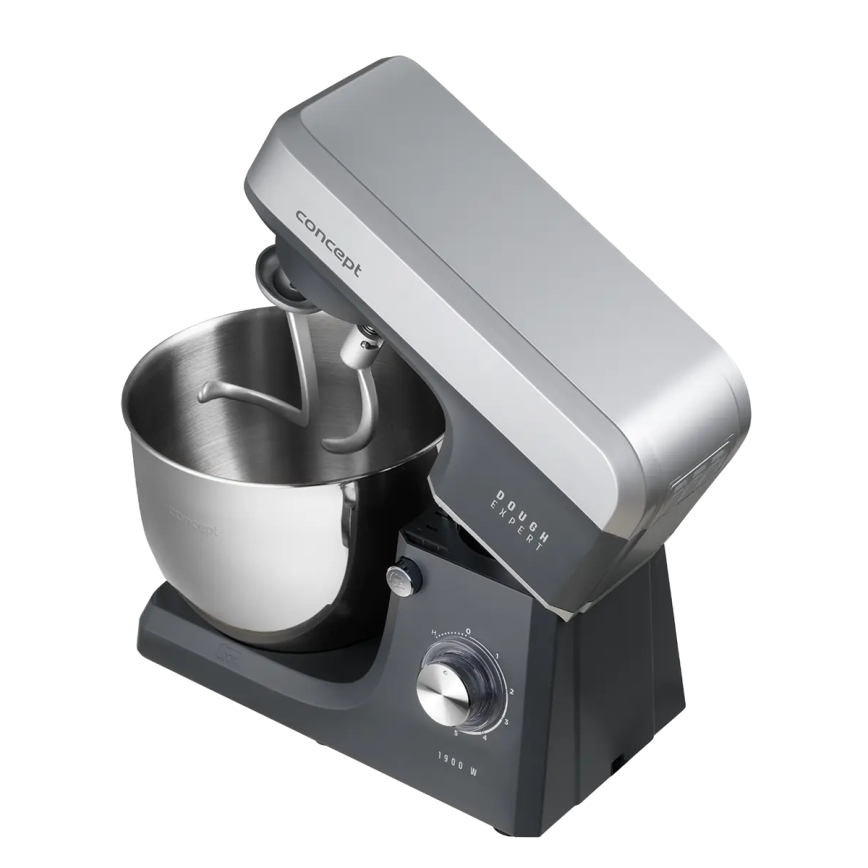 Concept RM6010 - Planetarisk røremaskine DOUGH EXPERT 1900W/230V antracit/rustfrit stål