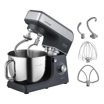 Concept RM6010 - Planetarisk røremaskine DOUGH EXPERT 1900W/230V antracit/rustfrit stål