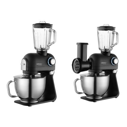 Concept RM8000 - Køkkenmaskine med rustfri stålskål 1200W/230V sort