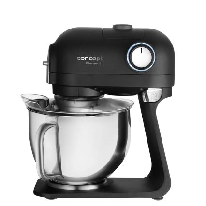 Concept RM8000 - Køkkenmaskine med rustfri stålskål 1200W/230V sort