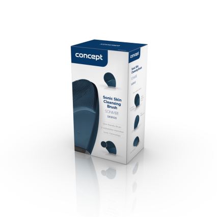 Concept SK9100 - Ansigtsrensningsbørste SONIVIBE 2W/5V 250 mAh IPX7 blå