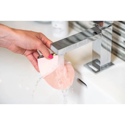 Concept SK9102 - SONIVIBE ansigtsrensningsbørste 2W/5V 250 mAh IPX7 rosa