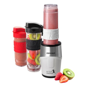 Concept SM3380 - Smoothie-blender med tilbehør ACTIVE SMOOTHIE 500W/230V hvid