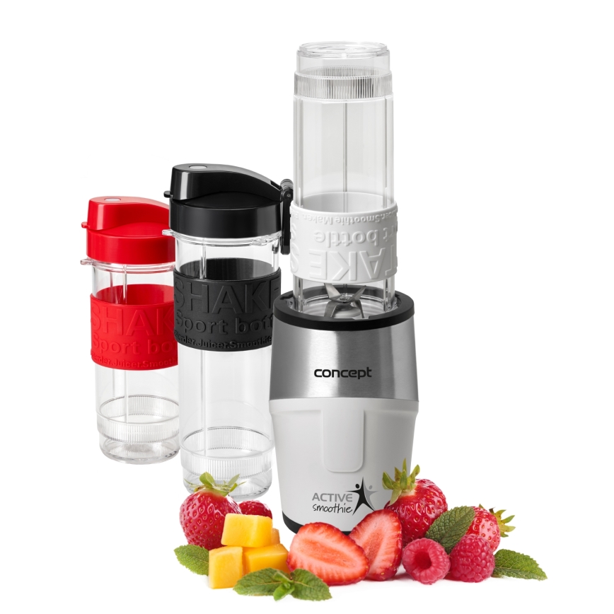 Concept SM3380 - Smoothieblender med tilbehør ACTIVE SMOOTHIE 500W/230V hvid