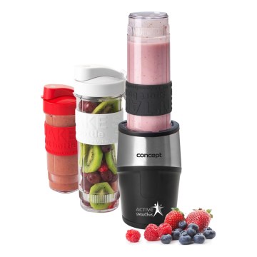Concept SM3385 - Smoothieblender med tilbehør ACTIVE SMOOTHIE 500W/230V sort