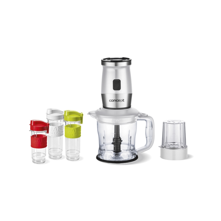 Concept SM3391 - Smoothieblender med tilbehør 700W/230V hvid