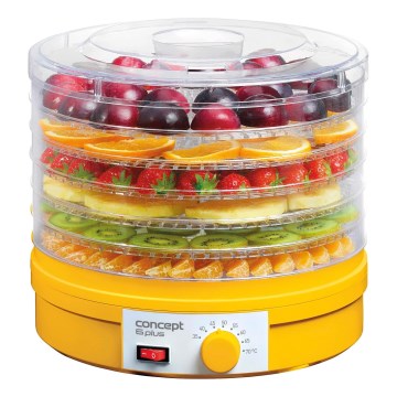 Concept SO1015 - Fødevaredehydrator 245W/230V gul