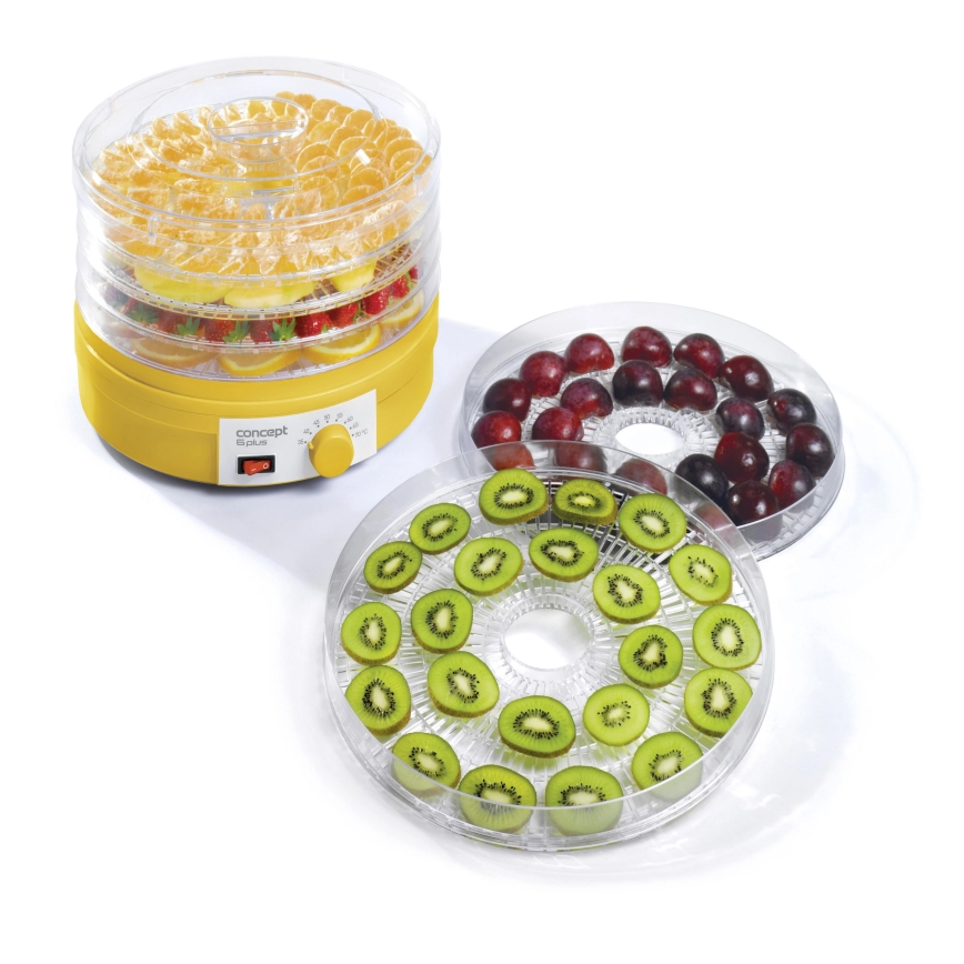 Concept SO1015 - Fødevaredehydrator 245W/230V gul