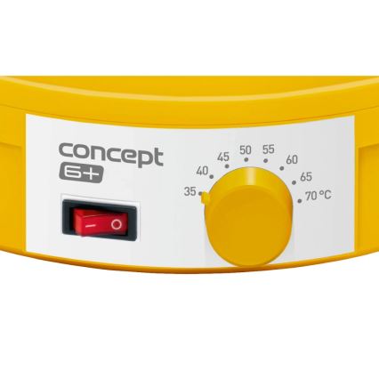 Concept SO1015 - Fødevaredehydrator 245W/230V gul