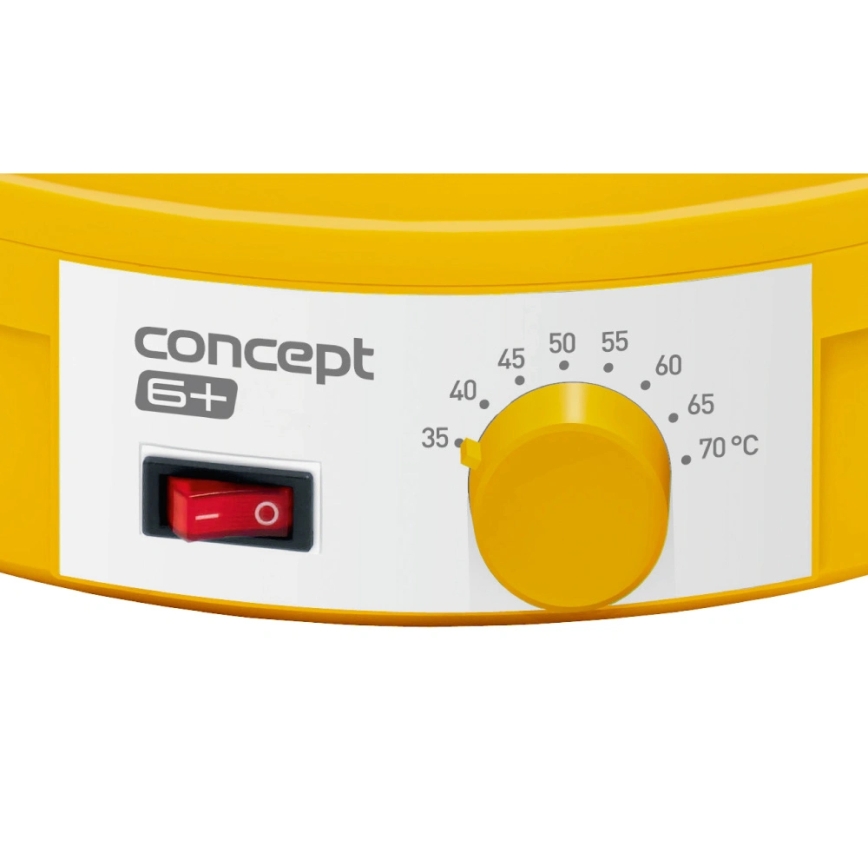 Concept SO1015 - Fødevaredehydrator 245W/230V gul