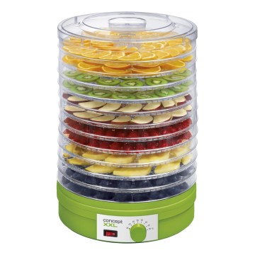 Concept SO1025 - Fødevaredehydrator 245W/230V grøn