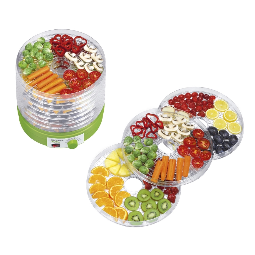 Concept SO1025 - Fødevaredehydrator 245W/230V grøn