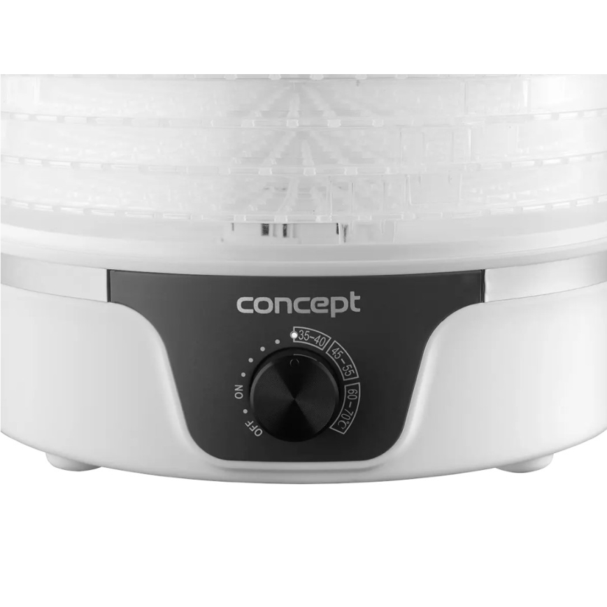 Concept SO1090 - Fødevaredehydrator 380W/230V hvid