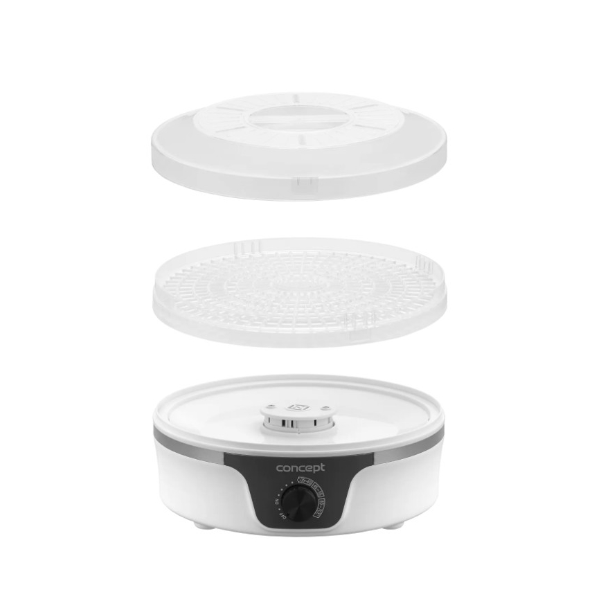 Concept SO1090 - Fødevaredehydrator 380W/230V hvid