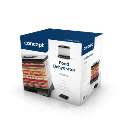 Concept SO2042 - Dehydrator 500W/230V sort + silikoneform