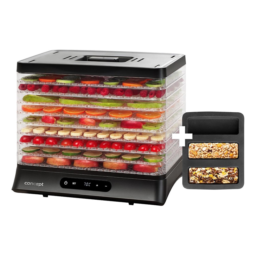 Concept SO2042 - Dehydrator 500W/230V sort + silikoneform