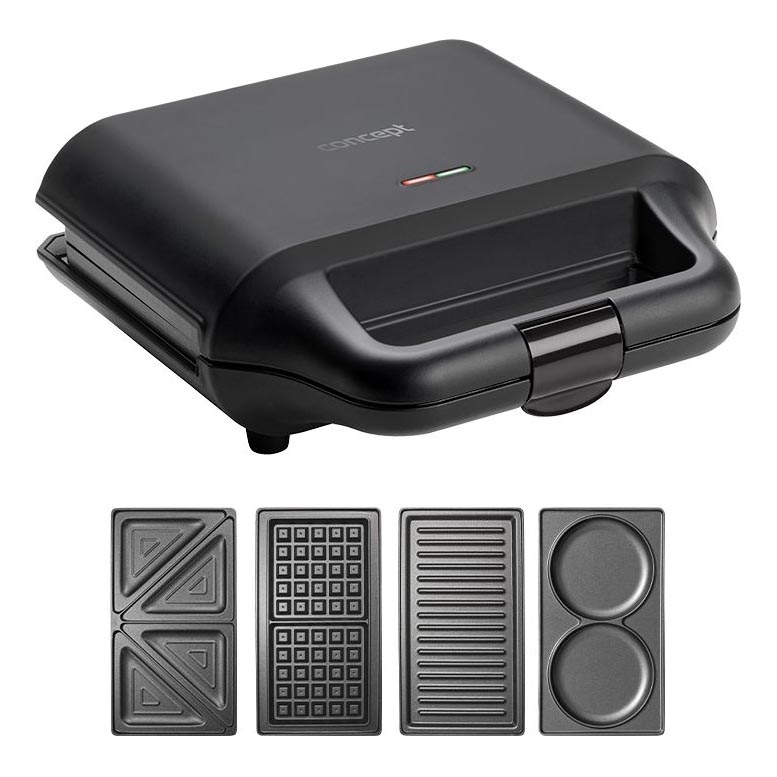 Concept SV3055 - Sandwichmaskine 04.01.2001 700W/230V sort