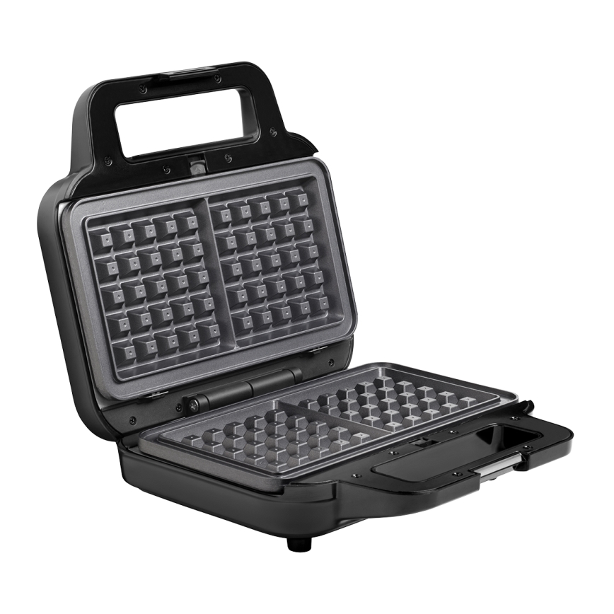 Concept SV3070 - XXL brødrister 4-i-1 900W/230V sort/rostfrit stål
