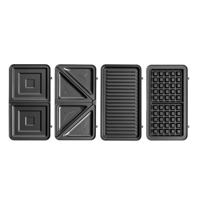 Concept SV3070 - XXL brødrister 4-i-1 900W/230V sort/rostfrit stål