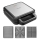 Concept SV3080 - Sandwichmaskine FAMILY 3-i-1 1200W/230V sort/rustfri