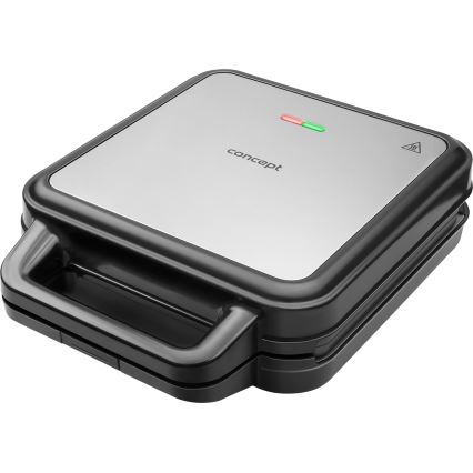 Concept SV3080 - Sandwichmaskine FAMILY 3-i-1 1200W/230V sort/rustfri