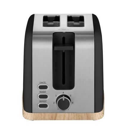 Concept TE2016 - Brødrister til 2 skiver med opvarmningsrist 930W/230V sort