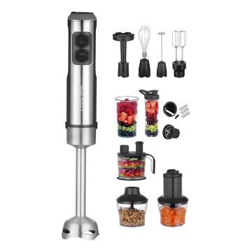 Concept TM5500 - Stavblender med tilbehør 1500W/230V sort/rustfri