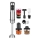 Concept TM5510 - Stavblender med tilbehør 1500W/230V sort/rustfri