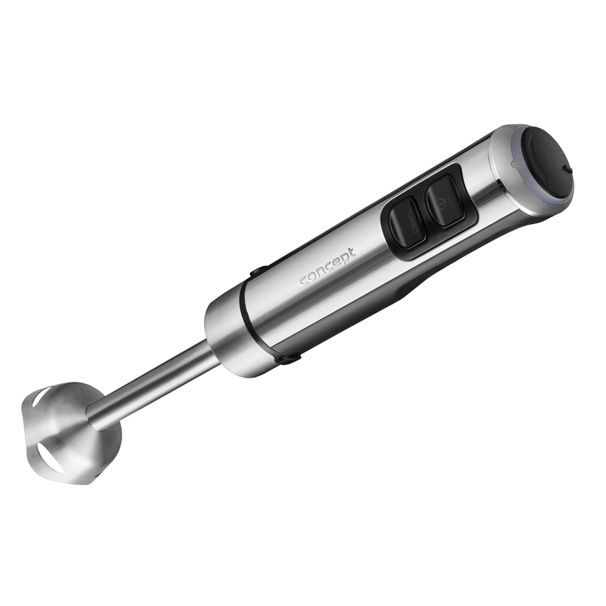 Concept TM5510 - Stavblender med tilbehør 1500W/230V sort/rustfri