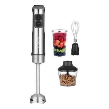 Concept TM5520 - Stavblender med tilbehør 1500W/230V sort/rustfri
