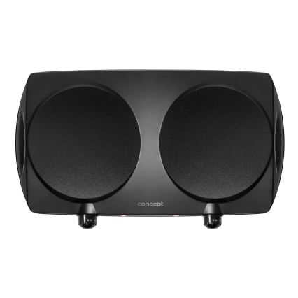 Concept VE3060 - Dobbelt kogeplade 2500W/230V sort