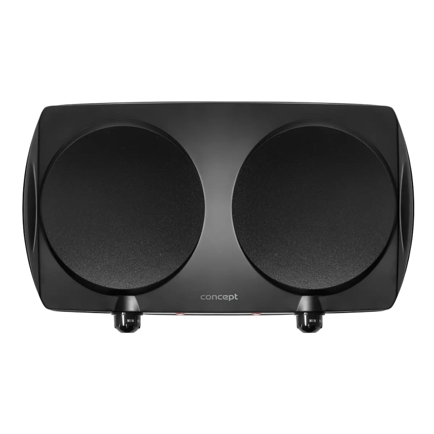Concept VE3060 - Dobbelt kogeplade 2500W/230V sort