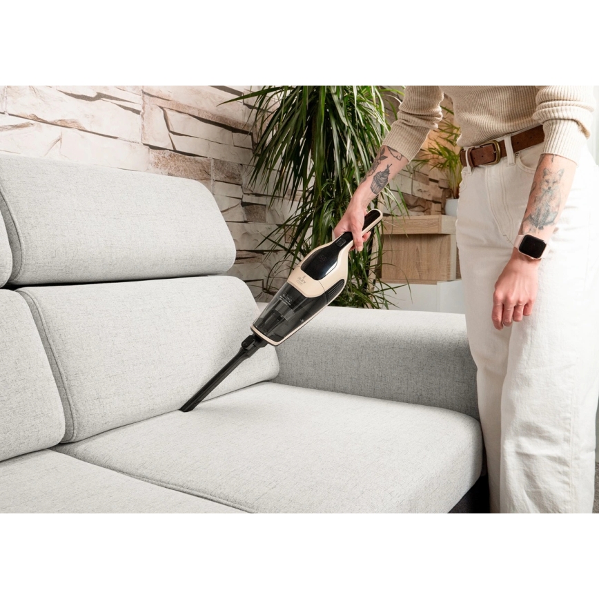 Concept VP4220 - Trådløs 3-i-1 stavstøvsuger AQUAGLIDE 160W/28,8V 2200 mAh beige