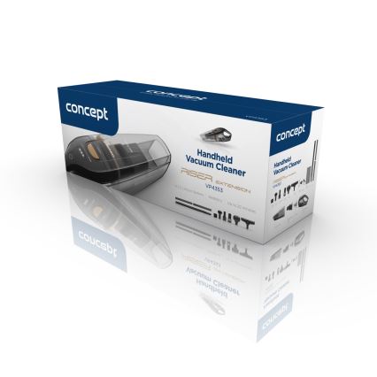 Concept VP4353-Håndholdt støvsuger WET & DRY RISER EXTENSION 110W/18,5V 2200 mAh sort