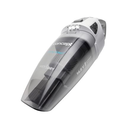 Concept VP4370 - Håndholdt støvsuger WET & DRY PERFECT CLEAN 90W/14,8V 2200 mAh hvid