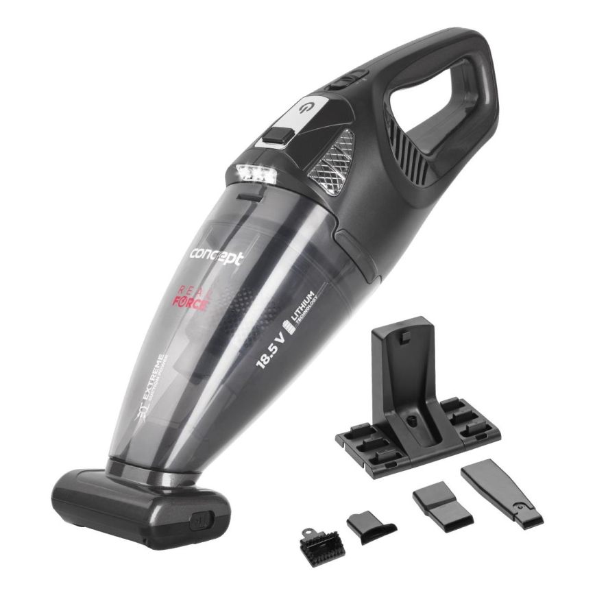 Concept VP4380 - Håndholdt støvsuger REAL FORCE 110W/18,5V 2200 mAh sort