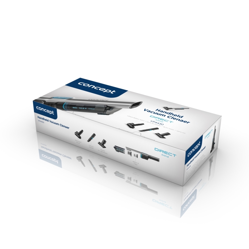 Concept VP4430 - Håndholdt støvsuger DIRECT ANIMAL 180W/14,8V 2200 mAh sort