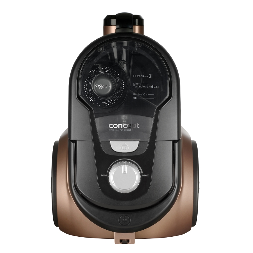 Concept VP5240N - Poseløs støvsuger 4A RADICAL PET EXPERT 2,5 l 800W/230V bronze