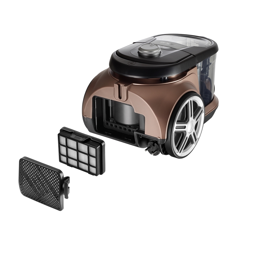 Concept VP5240N - Poseløs støvsuger 4A RADICAL PET EXPERT 2,5 l 800W/230V bronze