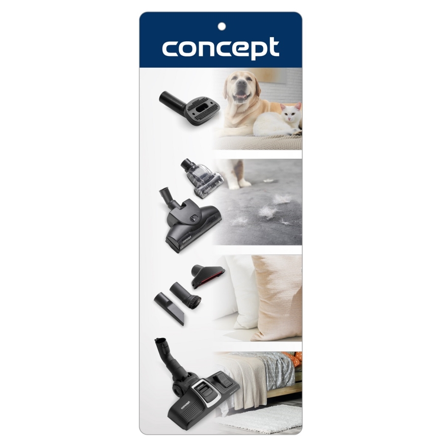 Concept VP5240N - Poseløs støvsuger 4A RADICAL PET EXPERT 2,5 l 800W/230V bronze