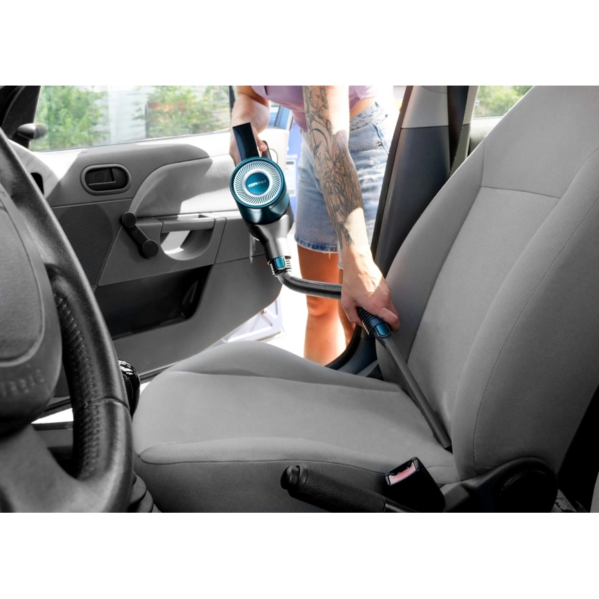 Concept VP6045 - Stav- og håndstøvsuger 2-i-1 ICONIC SUCTION PRO 450W/29,6V 2500 mAh blå